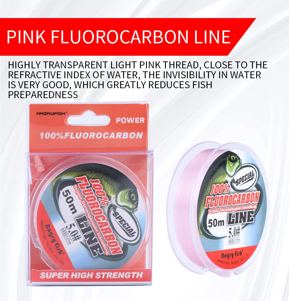 Presentazione del fluorocarbon rosa ANGRYFISH