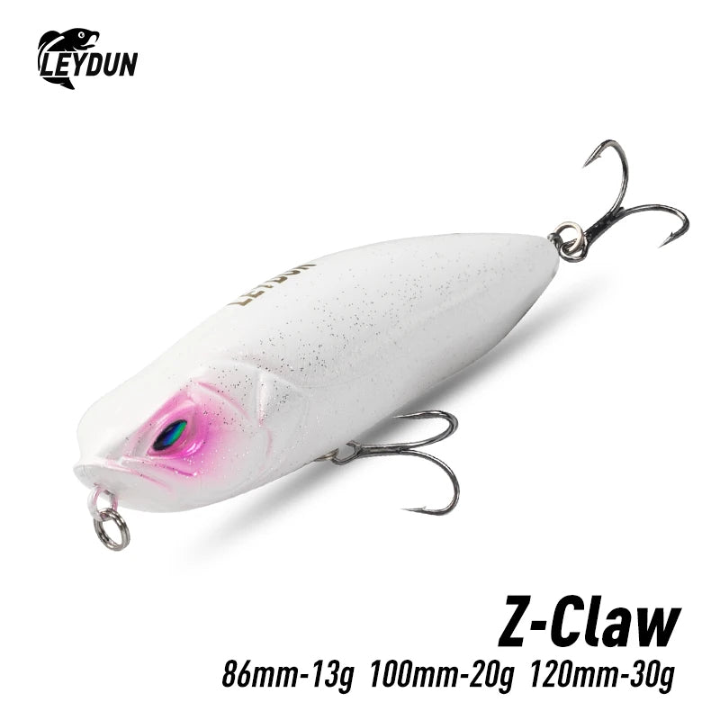 Señuelo de superficie LEYDUN Z-Claw – 86, 100 y 120 mm