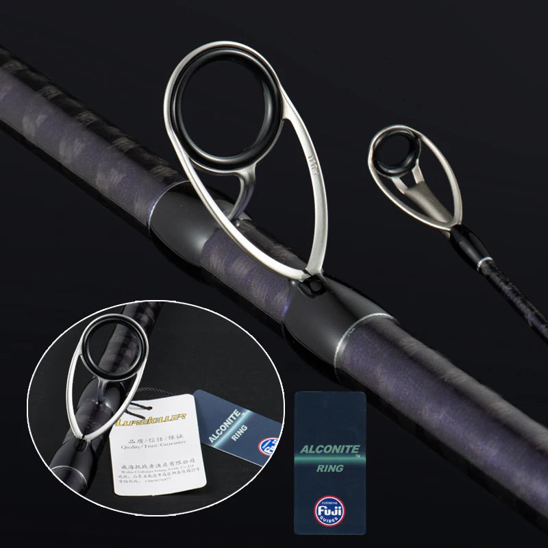 Fuji Alconite guides on the rod Lurekiller Surf Gazer