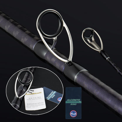 Fuji Alconite guides on the rod Lurekiller Surf Gazer