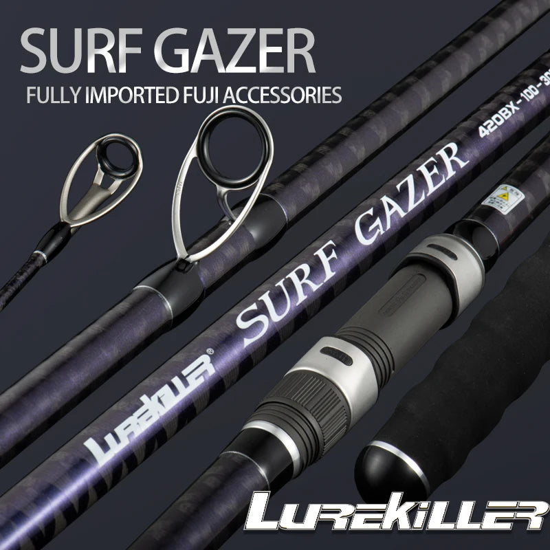 Rod detail Lurekiller Surf Gazer and Reel seat DPS