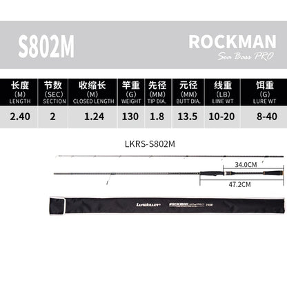 Lurekiller Rockman Sea Bass Pro – S802M