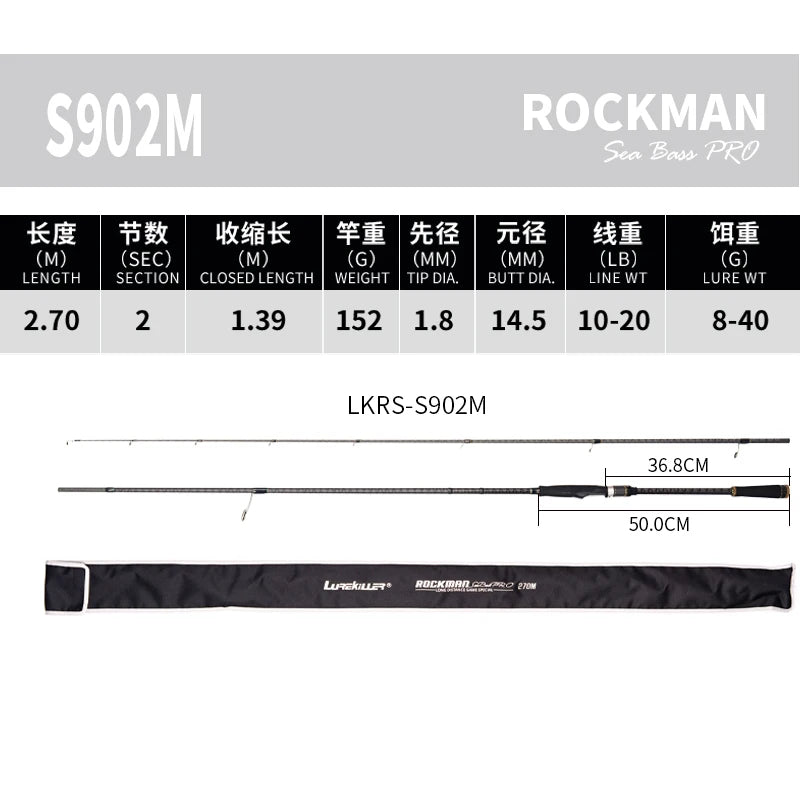 Lurekiller Rockman Sea Bass Pro – S902M