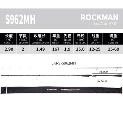 Lurekiller Rockman Sea Bass Pro – S962MH