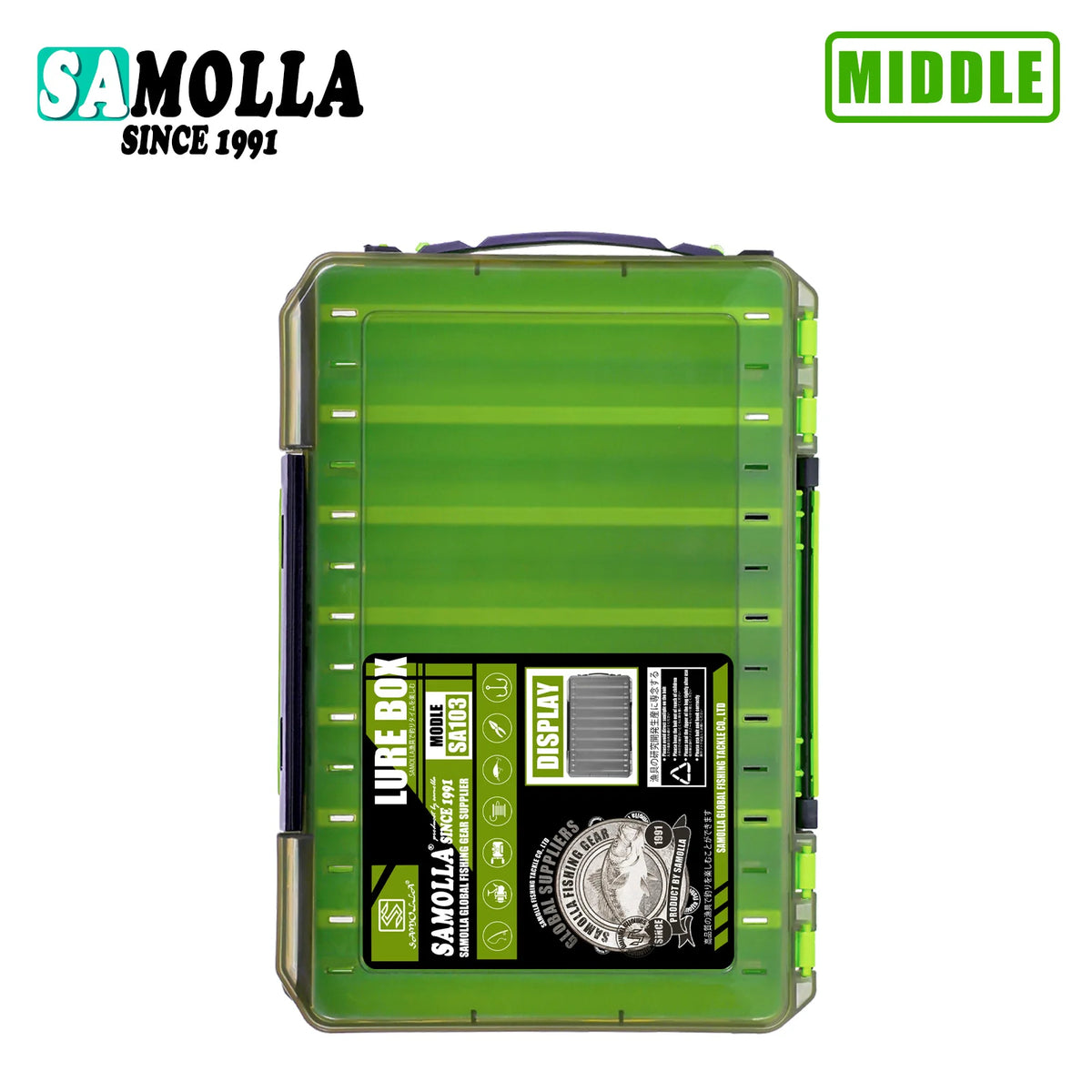 Köderbox SAMOLLA — Mittel, Grün