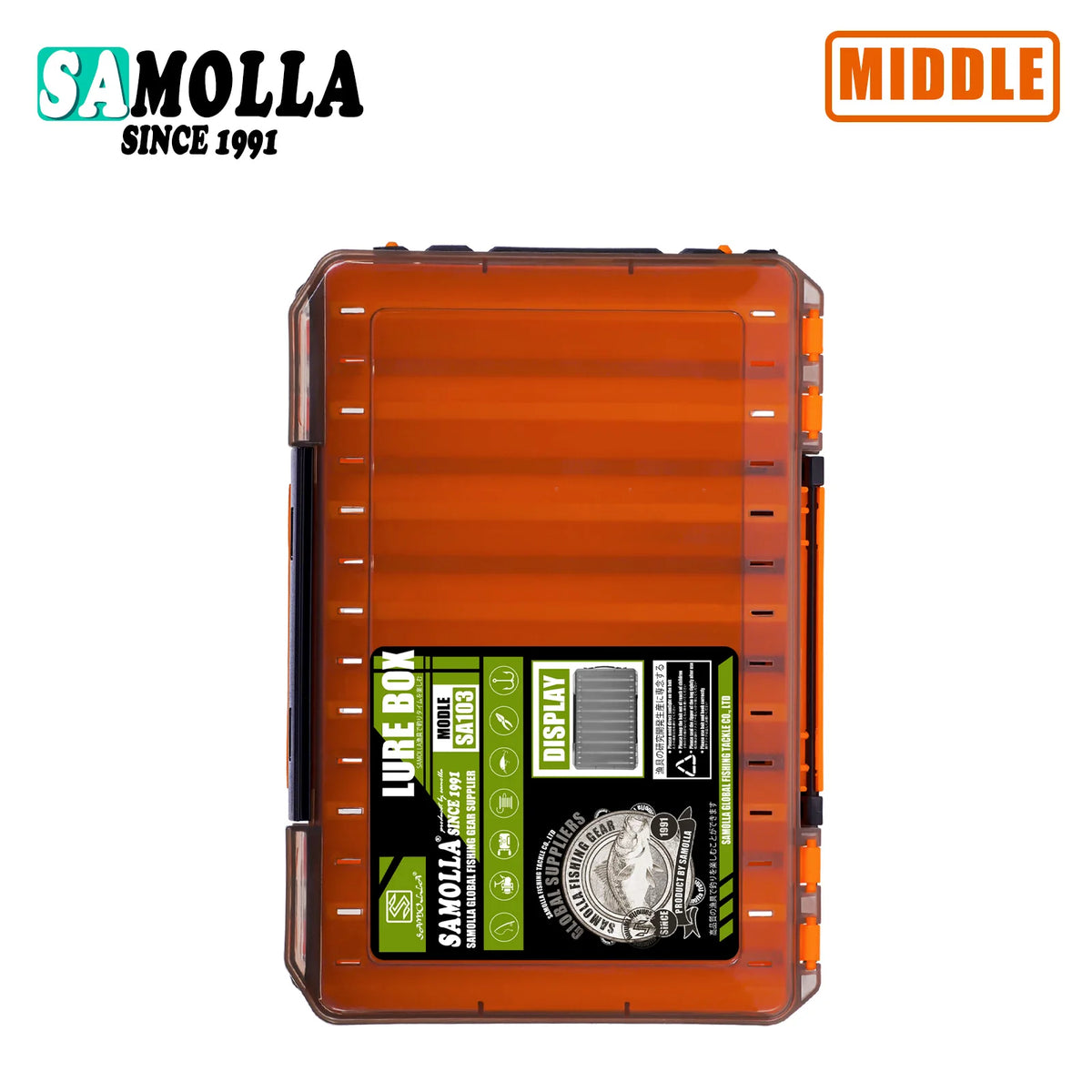 Köderbox SAMOLLA — Mittel, Orange